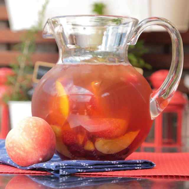 Raspberry Peach Iced Tea