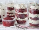 Red Velvet Cake In Jar Without Eggs