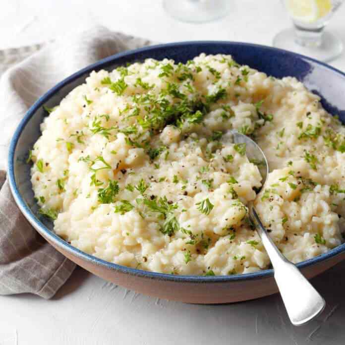 Rich Creamy Risotto At Home