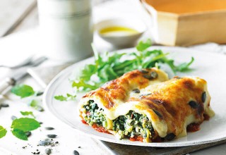 Spinach & Ricotta Cannelloni Pasta