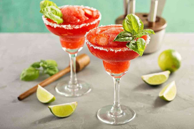 Strawberry Basil Margarita