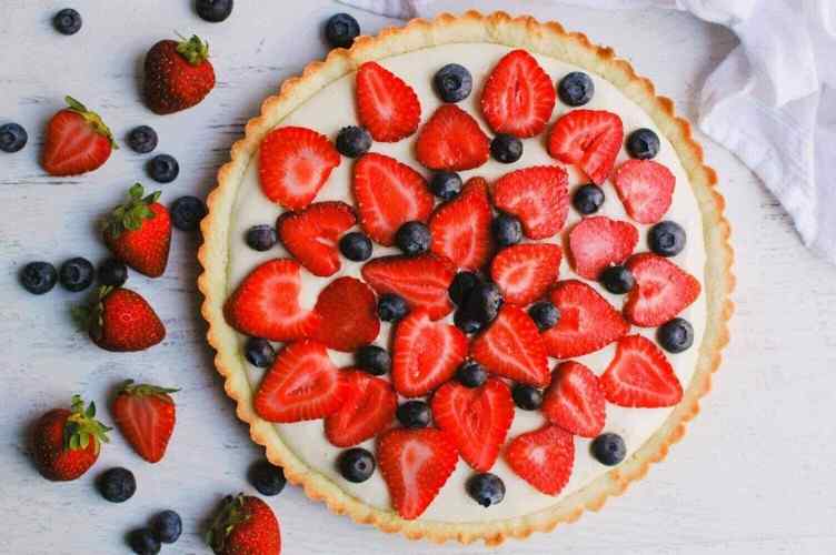Cheesecake Tart With Berries